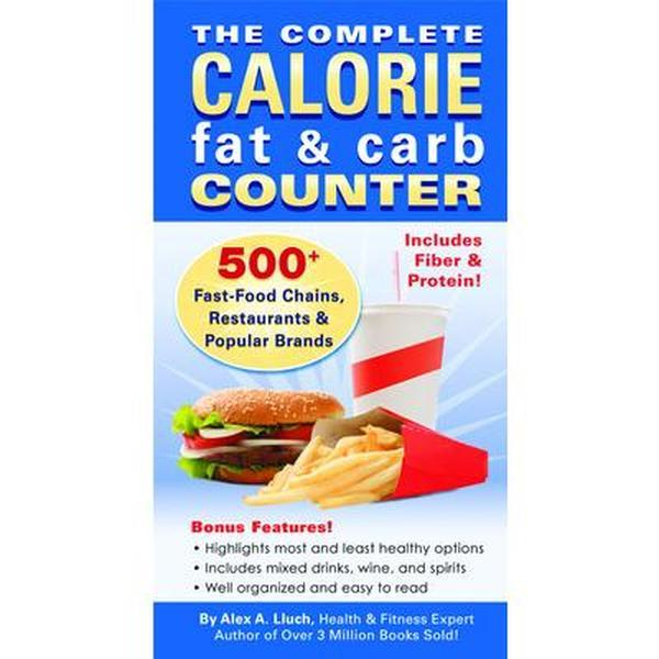 Used Paperback Book - The Complete Calorie, Fat & Carb Counter by Alex A. Lluch (English) - Nutrition Tool for Foods, Energy Tracking & Meal Planning