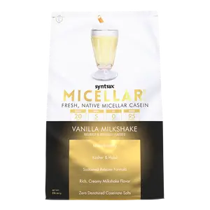 Syntrax Nutrition Micellar Creme, Fresh Native Micellar Casein, Vanilla Milkshake, 2 lbs. Real Vanilla Bean Specks