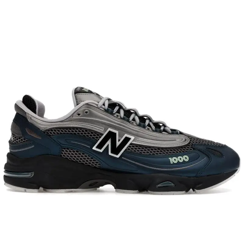 New Balance 1000 Deep Ocean Men's Sneakers, Cushioned Athletic Shoes, Lightweight Lace-Up Running Shoes, Sport Footwear for Walking, Running, Training, Gym Workouts, Everyday Casual Wear and Streetwear