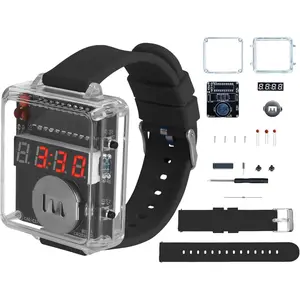 Watch Soldering Kit for Beginners, Soldering Practice Project with 10S Auto Sleep Mode, STEM Kit for Classroom Projects Electronics Present