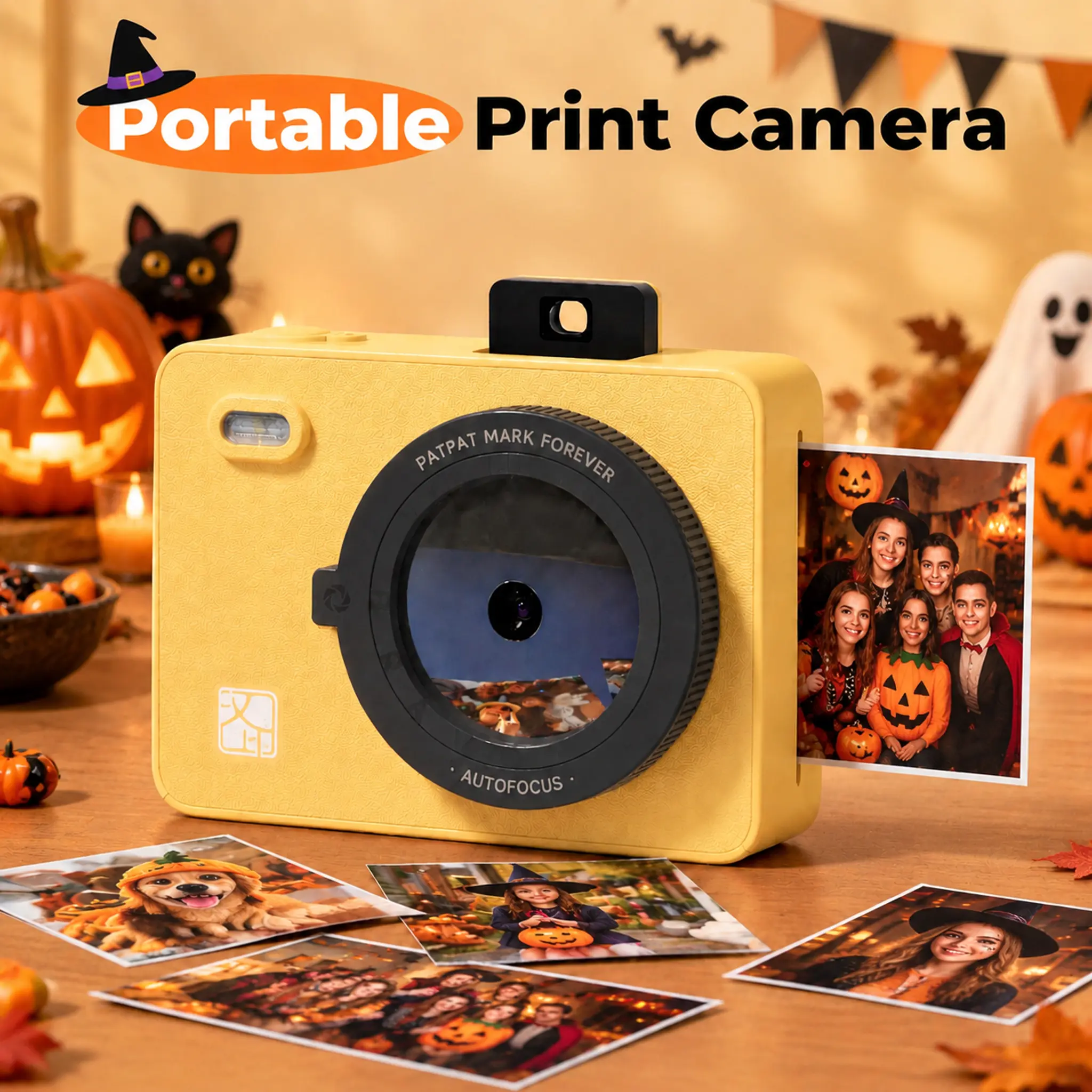 Hanin Z5S Instant Camera & Mini Photo Printer 2x3, Portable Pocket Photo Printer for iPhone & Android, Easy Instant Photo Printing for Travel, Friends & Everyday Memories#SummerSale