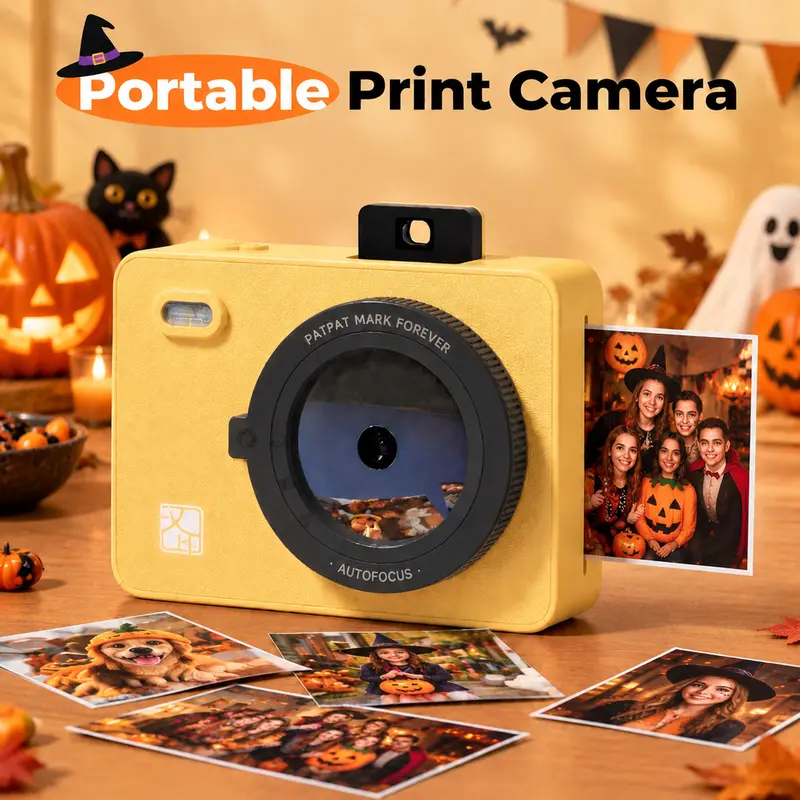 Hanin Z5S Instant Camera & Mini Photo Printer 2x3, Portable Pocket Photo Printer for iPhone & Android, Easy Instant Photo Printing for Travel, Friends & Everyday Memories#SummerSale
