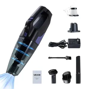 VEVOR Handheld Vacuum, Portable Vacuum Cleaner Cordless with HEPA Filter and Brushes, Lightweight Hand Held Cleaner with Powerful Suction, for Car, Home