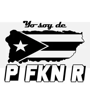 Yo Soy de P FKN R - Car Vinyl Stickers - Variety of Colors