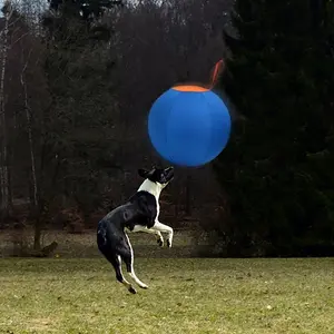 Toy Balls Designed for Herding Dogs And Puppies, Suitable for Cattle, Particularly for Australian Shepherds, Promoting Non-Chewing Play. This Medium-Sized Dog Toy Features an Oxford Fabric Cover And Comes with a Pump, Without Battery