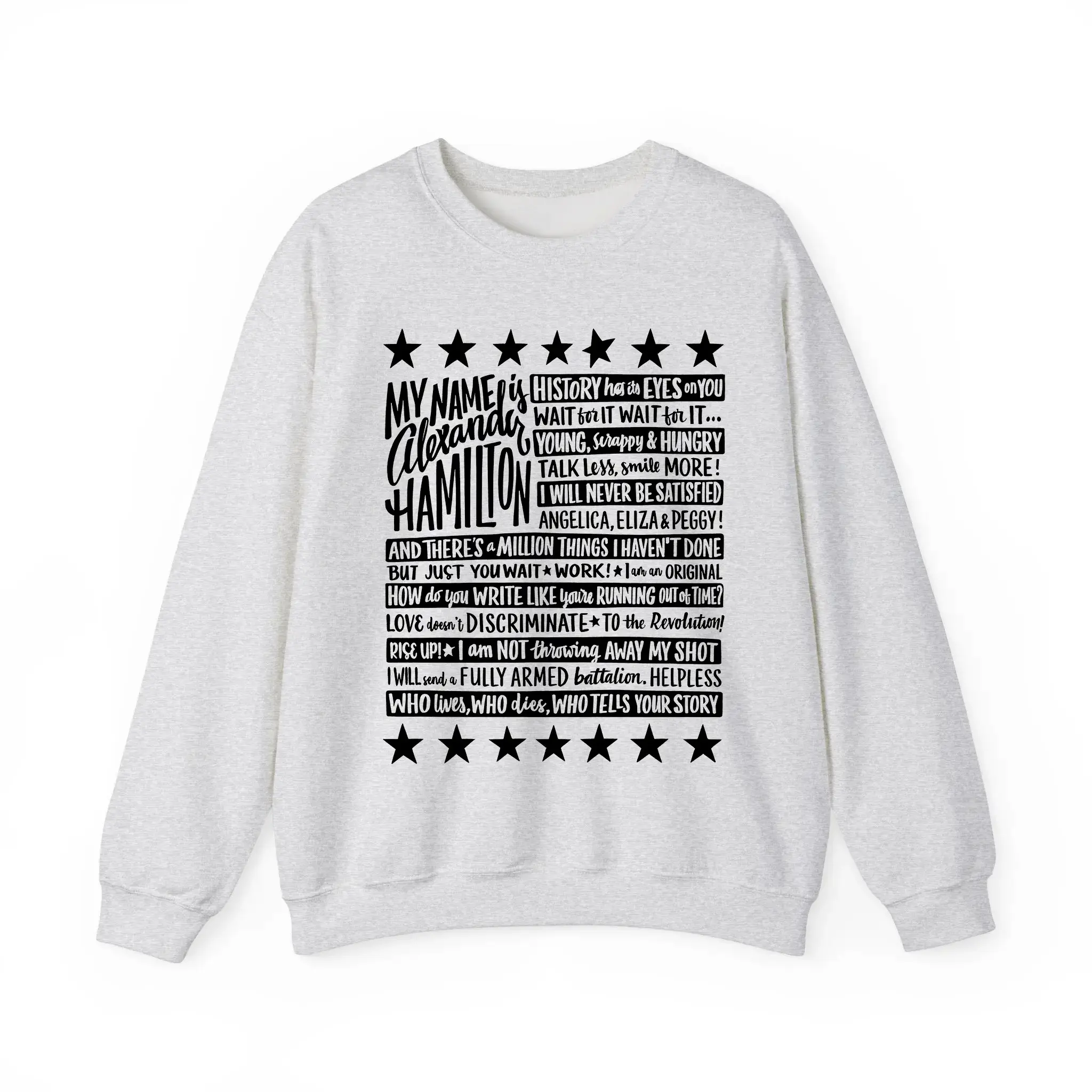 Women's Broadway Music Pullover Sweatshirt, Ideal Gift for Fans