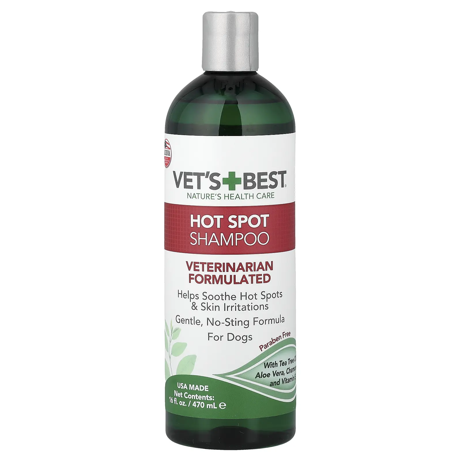 Vet's Best Hot Spot Shampoo, For Dogs, 16 fl oz (470 ml)