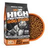 Bully Max 30/20 High Protein Dry Dog Food for Adults, 15 lbs - Chicken & Chicken-Meal Formula, Filler-Free Natural Dry Food with Probiotics, 12-Month Shelf Life, Muscle-Build Fuel, Digestive Support, Immune Booster, Heart Health Aid