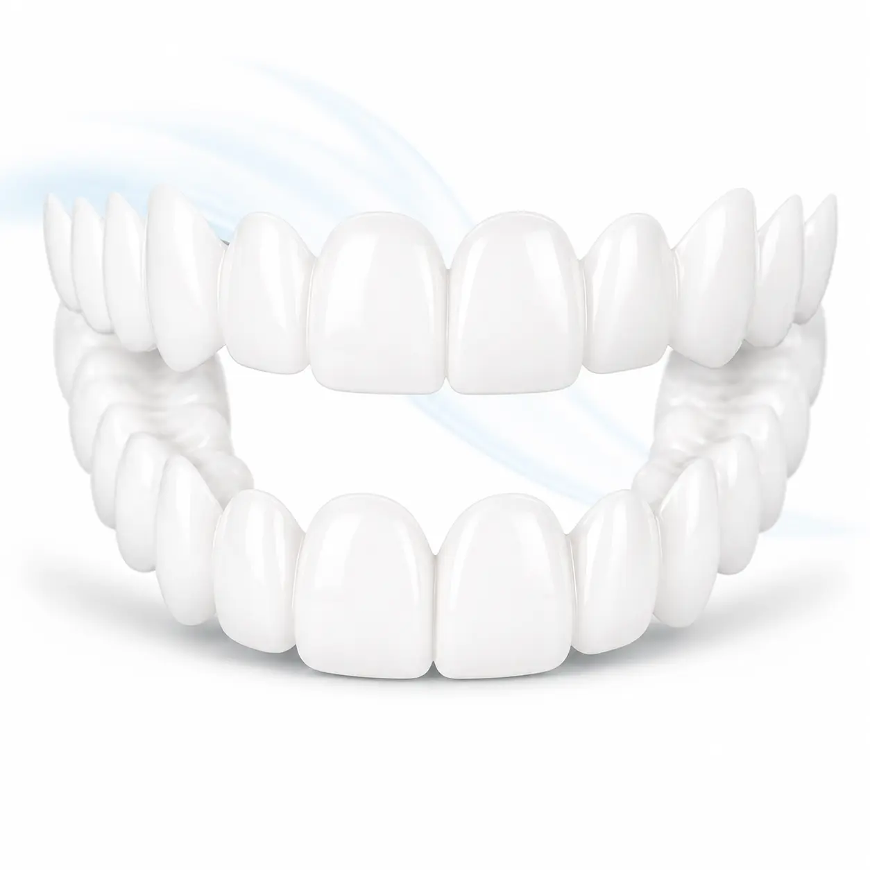 2026 New Snap-On Veneers Teeth Whitening Products - 1-Minute Moldable Soft Silicone, Cosmetic Teeth Enhancer, Smile Cover, Porcelain Look, Confidence Booster for Gaps & Stains, Reusable Oral Care Party Essential