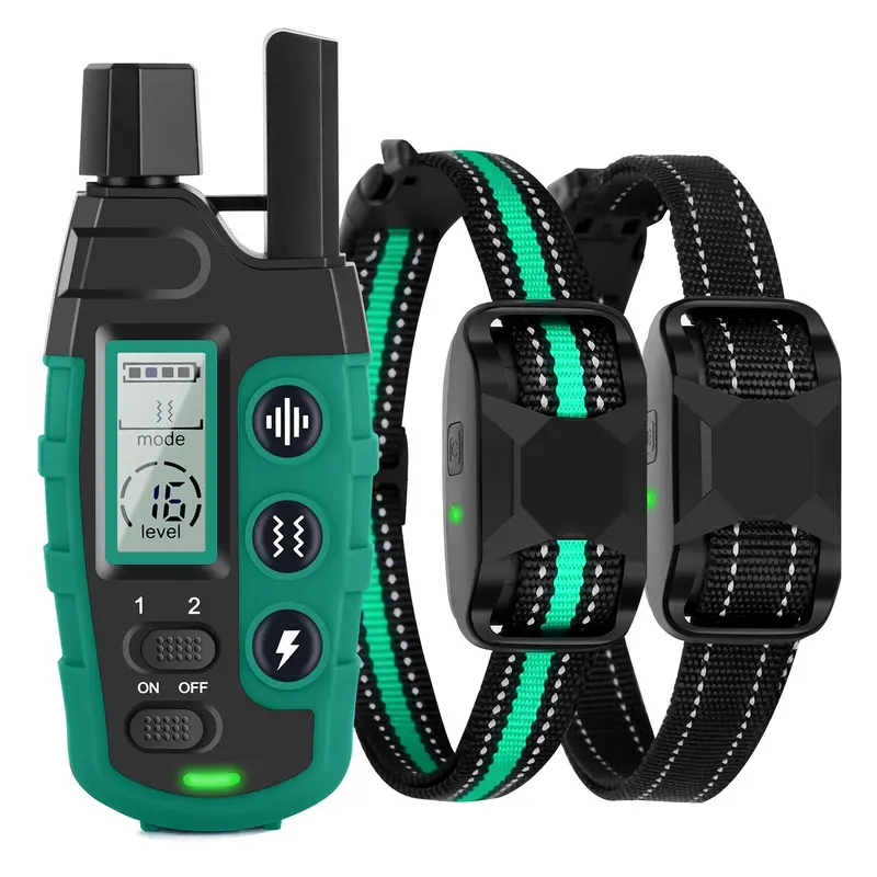 Rechargeable Dog Training Collar, 3300ft Remote Control Dog Training Collar with Adjustable Nylon Strap, Pet Training Accessories for Small To Large Dogs, Pet Products