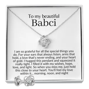 Babci necklace gift from grandkids granddaughter grandson, grandparents day gift, babci gifts, babci present, best babci gift, babci jewelry present grandma gift jewellery  grandma