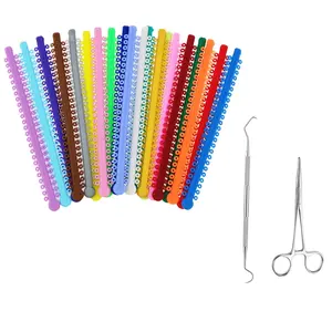 Multicolor Orthodontic Ligature Ties Kit Easily Change Yourself Colors Set About for DIY