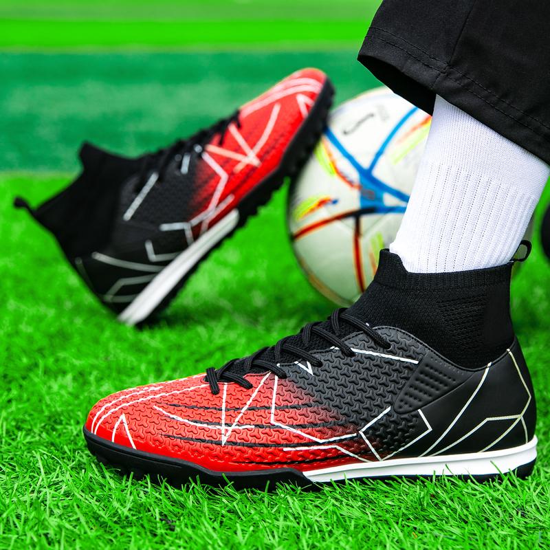 Men's High Top Football Shoes, BreathableComfortable Football Cleats, Professional Football Shoes