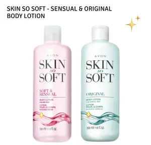 Avon Skin So Soft Body Lotion Set | Original & Soft & Sensual Moisturizing Duo