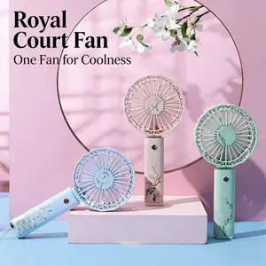MINISO x Palace Museum Imperial Mini Handheld Fan | Portable USB Rechargeable, Cute Design for Students & Office Workers, SummerEssentials, PortableCooler