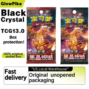 Original Pokemon 13.0 PTCG Trading Cards Simplified Jumbo box Chinese Black Crystal