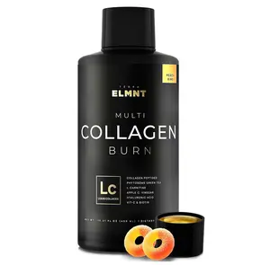 Premium Liquid Collagen for Women Weight Loss & Beauty w. Hyaluronic Acid, Biotin, L-Carnitine, Apple C Vinegar - Ultra Pure Multi Collagen Protein Shots Drink + Hair & Skin Liquid Vitamins - Colageno