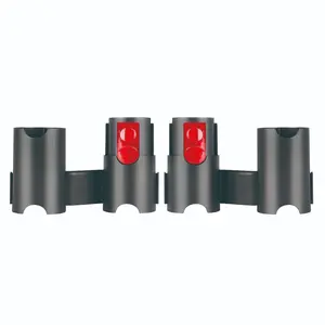 Vacuum Storage Rack Wall Mount Organizer | Space Saving Vacuum Holder Stand with Attachment Storage | Compatible with V15 V12 V11 V10 V8 V7 Vacuum