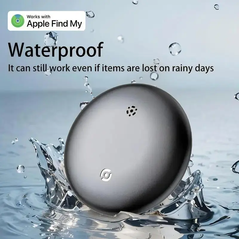 Portable Mini Fidget Toy GPS Tracker for Car - Hidden Device with Weatherproof Magnetic Case, No Monthly Fee, Global Coverage Anti-lost, Compatible with Apple Find Me (iOS Only) for iPhone