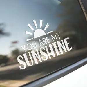 You Are My Sunshine Vinyl Decal, Sunshine Sticker
