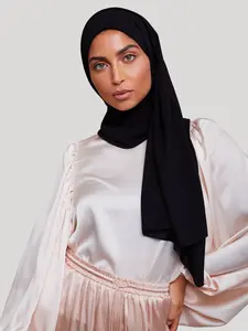 Voile Chic Premium Chiffon Hijab - Non-Slip, Full-Coverage Scarf for Muslim Women