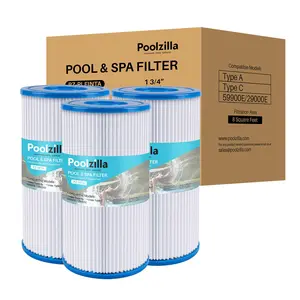 Poolzilla Replacement Pool Filter for Type A or C, Intex 29000E/59900E, Easy Set Pool Filters, Summer Escapes or Summer Waves