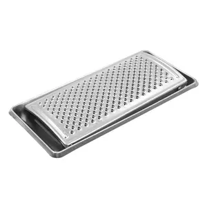 BarConic® Foldable Stainless Steel Grater - Grape Cutter Zesters, Kitchen Utensil for Fruit & Vegetable Preparation