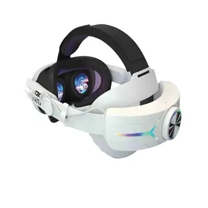 Zinech Adjustable Elite Strap for Quest 2 Essential Meta Quest 3 Accessories Virtual Vr Wearable Comfortable & Stable Support for Extended Gaming Sessions Durable Smartphone