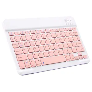 Bluetooth Keyboard for iPad, Rechargeable Slim Portable Wireless Keyboard for Tablets, Compatible for All iOS/Windows/Android System Devices