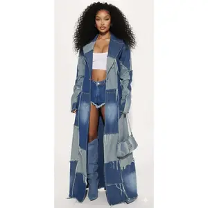 Indigo Mosaic Longline Trench