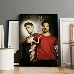 SupernaturalPoster Photo Canvas Frameless Cover Poster Artwork Canvas Wall Art Room Decoration Hanging Chart Printing Canvas Printing Room Aesthetics