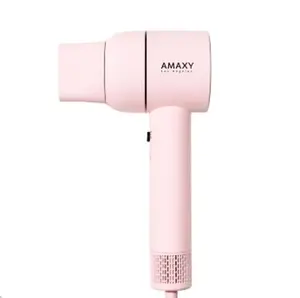 【AMAXY】High-speed hair dryer negative ion hair dryer | 300 million negative ions | fast drying, low noise, temperature control, 2 nozzles (110-125v) power 1500w-1600w