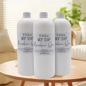 R&W Co. Highly Scented mop soap  (Concentrated Formula)3-Pack nontoxic bot are enzyme powered wet multi surface floor cleaner active clean Deep Cleaning Washing Machine household kitchen solutions