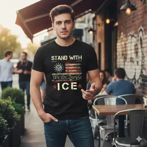 I Support ICE - Vintage ICE Enjoy Deportation T-Shirt S-5XL