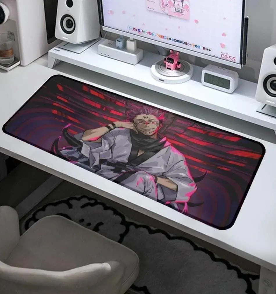 [Sale off up to 65%][Free Ship] Jujutsu Kaisen Desk Mat | Sukuna Mouse Pad | Sukuna Playmat | Anime Desk Accessory | Office Decor | Gift for Fans | Unique Gift İdea for Him