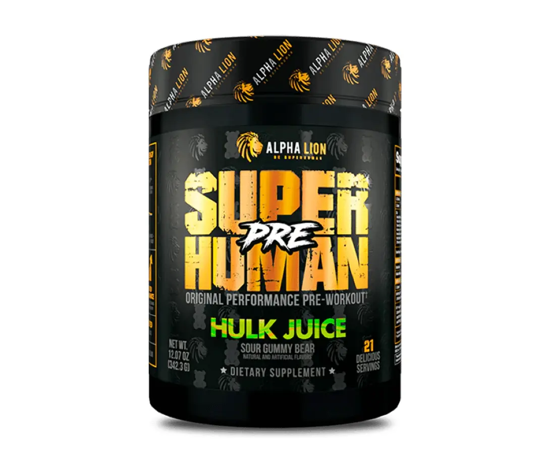 Alpha Lion SuperHuman Pre-Workout | Double Patented Nutrient Absorption Matrix, Multiple Flavors | Powerful Clean Energy Without a Crash Plus Strength, Endurance and Laser Focus | Available at Prime Sports Nutrition