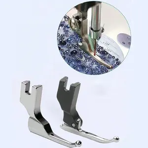 New Full Steel Presser Foot Silver Color Design, Ideal for Wedding Dresses and Sequins, Compatible with Brother Sewing Machines, Sewing Supplies Crafts