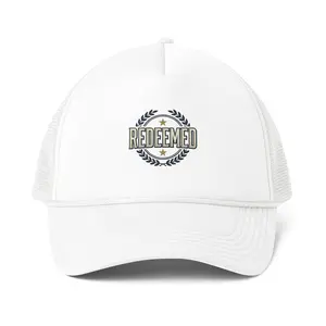 Redeemed Laurel Emblem Trucker Cap | Foam Mesh-Back