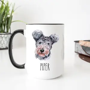 Pumi Dog Face Personalized Coffee Mug