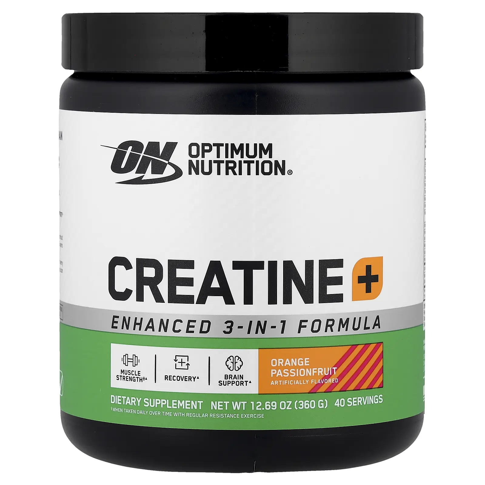 Optimum Nutrition Creatine+, Orange Passionfruit, 12.69 oz (360 g) Optimum Nutrition Creatine+, Orange Passionfruit, 12.69 oz (360 g)