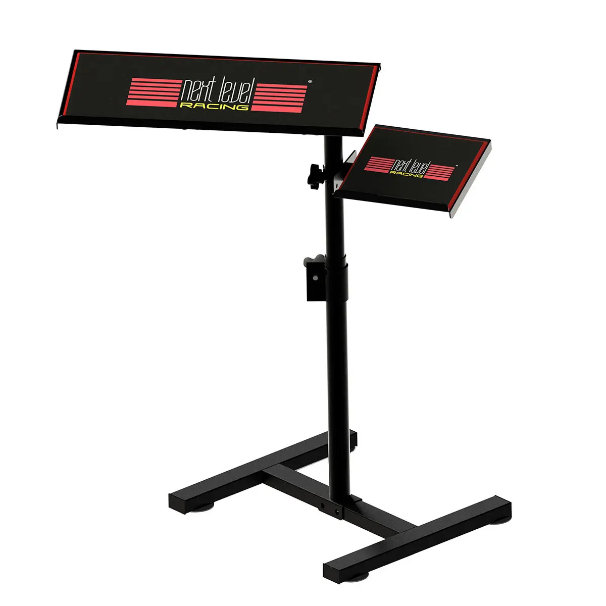 Next Level Racing Free Standing Keyboard and Mouse Stand - Racing Theme, Adjustable Height, Rectangular, Sturdy Base Gaming Furniture
