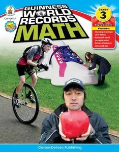 USED-Guinness World Records® Math, Grade 3 by Margaret Fetty (Paperback)