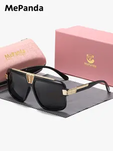 1 Piece MePanda Unisex Understated Quality Full Frame Sunglasses Exceptional Exceptional Quality Frame Polarized Sunglasses UV400
