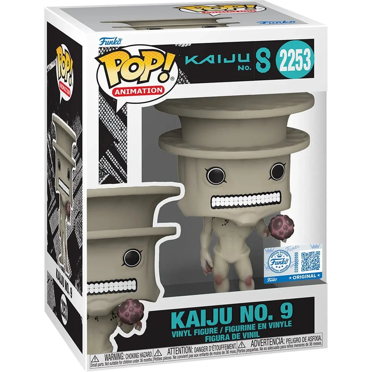 Funko Kaiju No. 8 & Kaiju No. 9 Themed Vinyl Figure - Numbered Item #2253, Specialty Collectible Figurine, Kaiju Theme