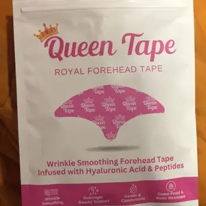 Queen Royal Forehead Tape – Wrinkle Smoothing Overnight Forehead Tape Skincare Infused Anti-Aging - Smooth Forehead, 11's, Crows Feet, (20 PCS)