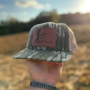 Only Bands bottomland leather patch hat