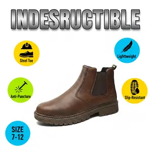 Resort Housekeeping Splash-proof Smash-proof Puncture-proof Breathable Safety Shoes Unisex Chef Work Shoe Waterproof Anti-slip Durable Outdoor Comfortable Sneakers Men Women Footwear Banquet Server Heavy Duty Protective Work Boots Hotel Apparel Gear
