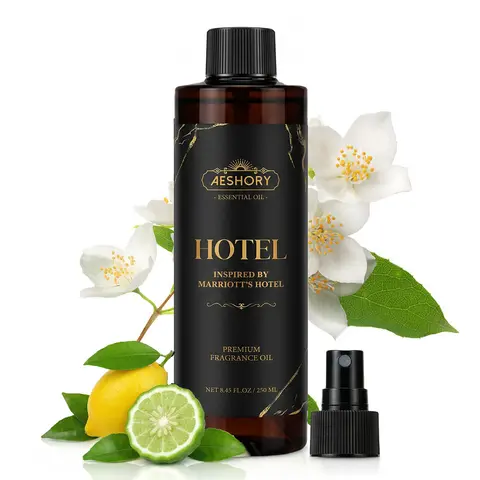 AESHORY Premium Scented Fragrance Oil for Diffusers & Sprays - 250ml Hotel Scents Home Goods Aromatic Scents, Non-Flammable Hypoallergenic Pet-Safe Aromatherapy Premium Oil for Living Room, Car