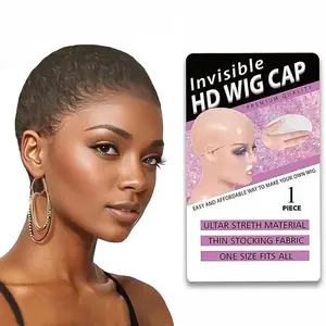 Celie Hair 1 Pack HD Wig Cap Super Soft and Breathable Bald Wig Cap Fit All Size