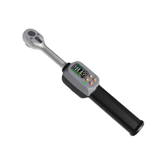 1/2" digital torque wrench for bicycles, with a two-way adjustable torque range of 6.8-135 Nm, 72 teeth, and an accuracy of ±2%. Suitable for car, motorcycle, and truck repair and maintenance. Ratchet Torque Wrench